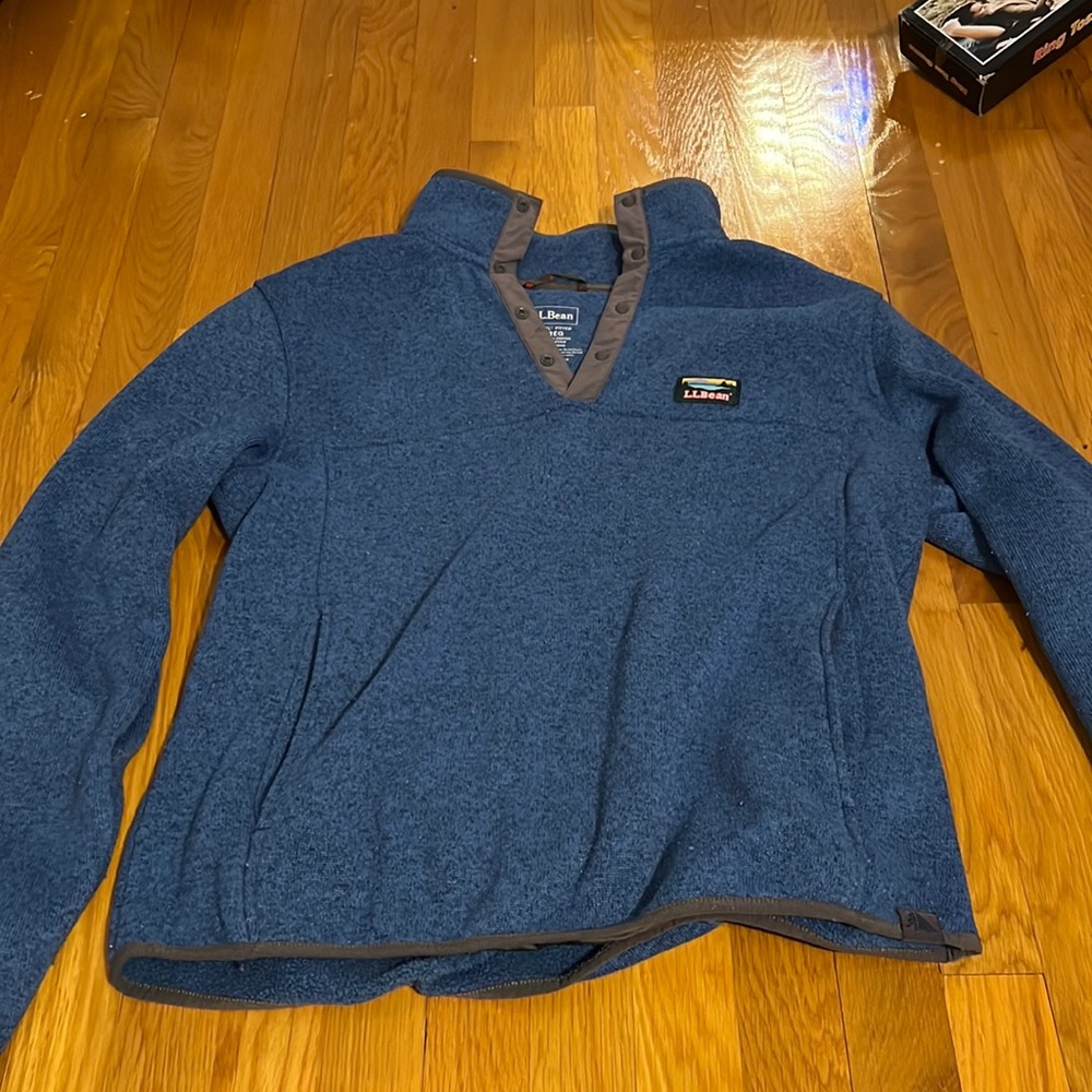 L.L Bean quarter button up